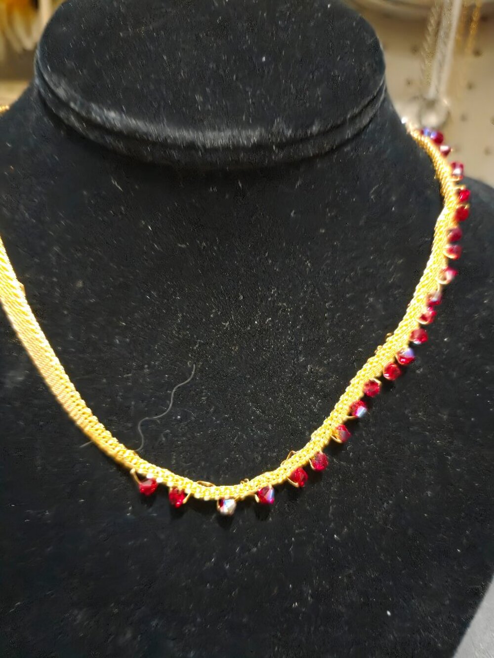 Embellished gold chain